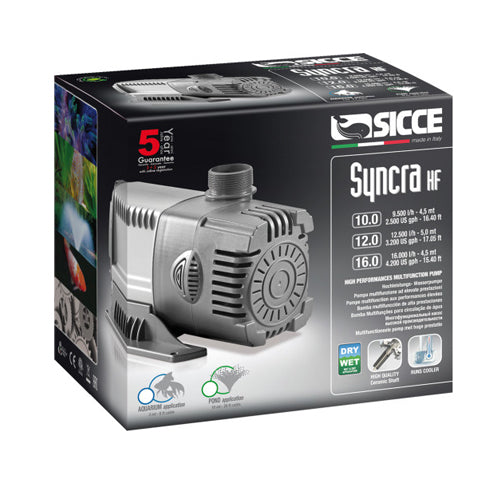 Sicce SYNCRA HF (High Flow) 10.0 Pump - 2500 GPH 1 Each by Sicce peta2z