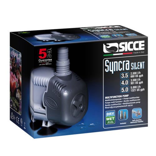 Sicce SYNCRA SILENT 3.5 HIGH PRESSURE Pump - 687 GPH 1 Each by Sicce peta2z