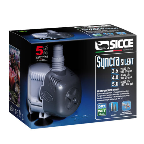 Sicce SYNCRA SILENT 5.0 Pump - 1321 GPH 1 Each by Sicce peta2z