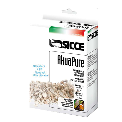 Sicce WHALE & SPACE EKO Replacement Akua Pure High Pore Bio MEDIA - 300G 1 Each/300 g by Sicce peta2z