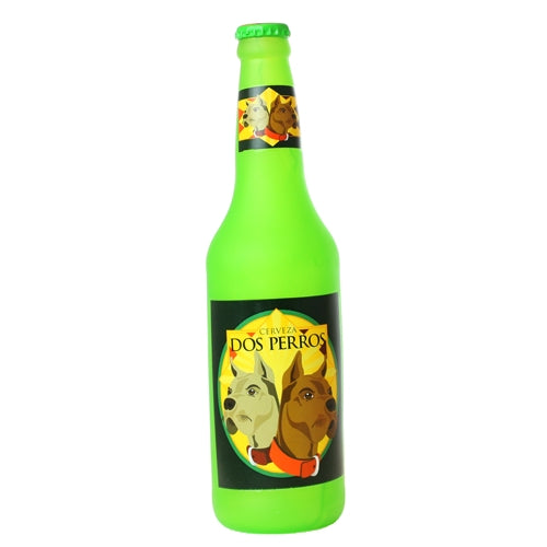 Silly Squeaker Beer Bottle Dos Perros 1 Each by Silly Squeaker peta2z