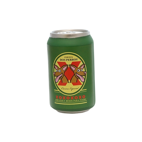 Silly Squeaker Beer Can Dos Perros 1 Each by Silly Squeaker peta2z