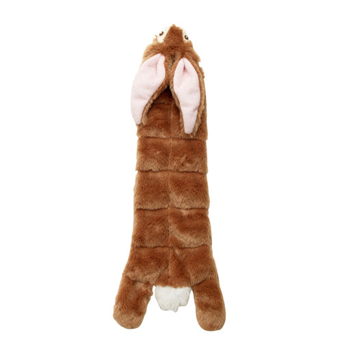 Skinneeez Multi-Squeaker Dog Toy Rabbit Assorted, 1 Each/20 in by San Francisco Bay Brand peta2z