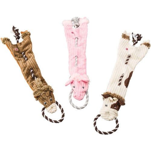 Skinneeez Tugs Dog Toy Barnyard Assorted, 1 Each/23 in by San Francisco Bay Brand peta2z