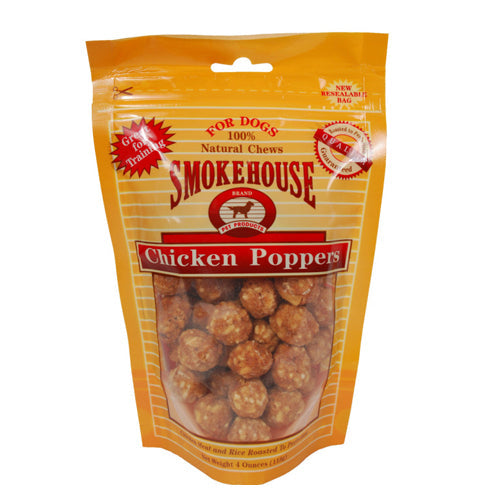 Smokehouse Chicken Poppers Dog Treat 1 Each/4 Oz by Smokehouse peta2z