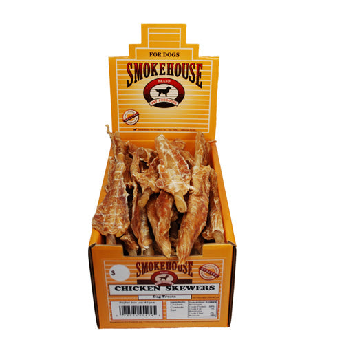 Smokehouse Chicken Skewers Dog Treats 45ea/45 Count Display (Count of 45) by Smokehouse peta2z