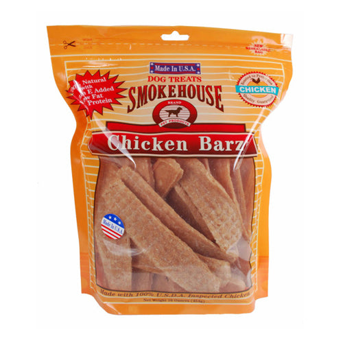 Smokehouse USA Made Chicken Barz Dog Treat 1 Each/16 Oz by Smokehouse peta2z