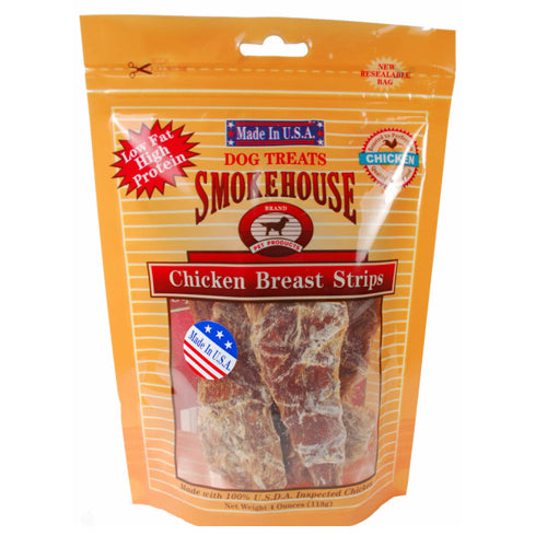 Smokehouse USA Made Chicken Strips Dog Treat 1 Each/4 Oz by Smokehouse peta2z