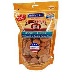 Smokehouse USA Made Prime Chips Dog Treat Chicken & Turkey, 1 Each/16 Oz by Smokehouse peta2z