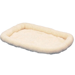 SnooZZy Sheepskin Bolster Kennel Dog Mat White, 1 Each/XL by San Francisco Bay Brand peta2z