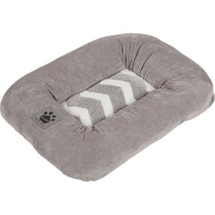 SnooZZy Zig Zag Low Bumper Kennel Dog Mat Grey, 1 Each/XS by San Francisco Bay Brand peta2z