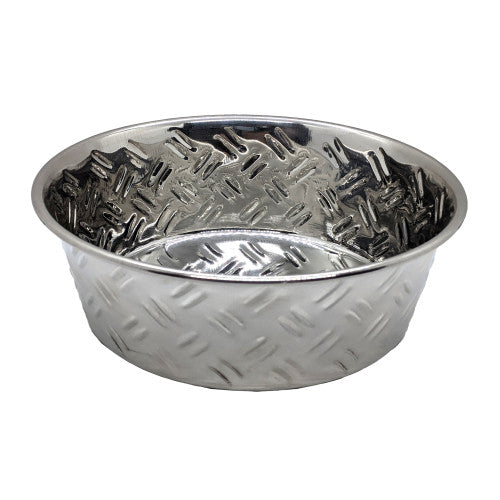 Spot Criss-Cross Stainless Steel No-Skid Dog Bowl 1 Each/64 Oz by Spot peta2z