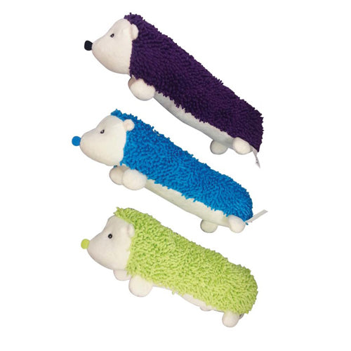 Spot Giggler Plush Dog Toy Hedgehog Assorted, 1 Each/12 in by Spot peta2z