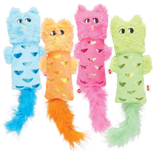 Spot Hug N Kick Shimmer Glimmer Cat Toy Assorted, 1 Each by Spot peta2z