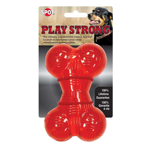 Spot Play Strong Bone Dog Toy 1 Each/4.5 in, Small by Spot peta2z