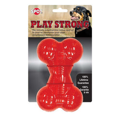 Spot Play Strong Bone Dog Toy 1 Each/6.5 in, Large by Spot peta2z