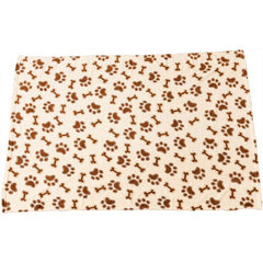 Spot Snuggler Bones/Paws Print Blanket Cream, 1 Each/40 In X 60 in by Spot peta2z