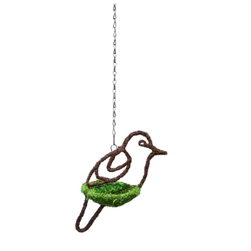 Supermoss Woven Dove Bird Feeder Vibrant Green, 1 Each/7 in by San Francisco Bay Brand peta2z