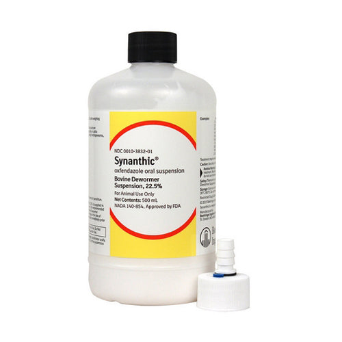 Synanthic Suspension Cattle Dewormer 500 Ml by Boehringer Ingelheim peta2z