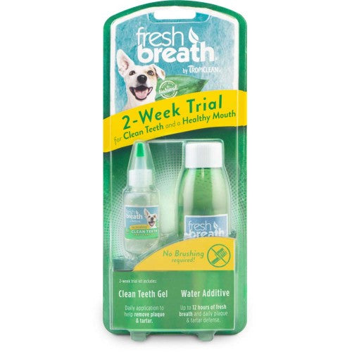 TropiClean Fresh Breath Dental Trial Kit for Dogs 1 Each by Tropiclean peta2z