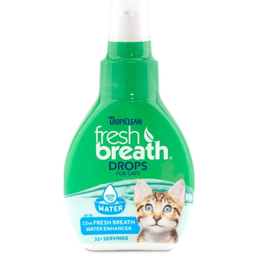 TropiClean Fresh Breath Oral Care Water Additive for Cats 1 Each/2.2 Fl. Oz by Tropiclean peta2z