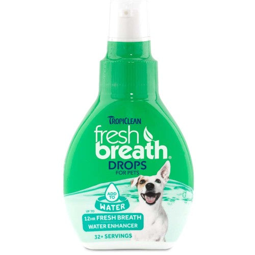 TropiClean Fresh Breath Oral Care Water Additive for Dogs 1 Each/2.2 Oz by Tropiclean peta2z