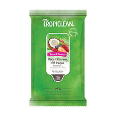 TropiClean Hypo-Allergenic Cleaning Wipes for Dogs 1 Each/20 Count by Tropiclean peta2z