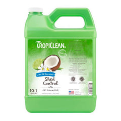 TropiClean Lime & Coconut Shed Control Shampoo for Pets 1ea/1 Gallon by Tropiclean peta2z