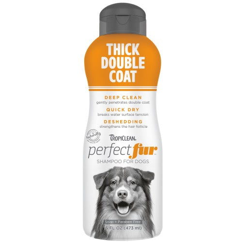 TropiClean PerfectFur Thick Double Coat Shampoo for Dogs 1 Each/16 Oz by Tropiclean peta2z