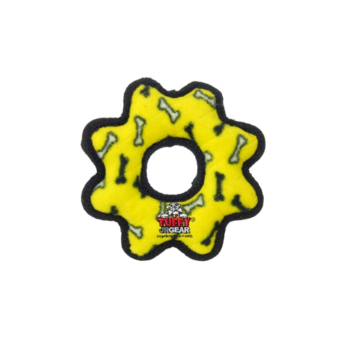 Tuffy Jr Gear Ring Yellow Bone 1 Each by Tuffy peta2z