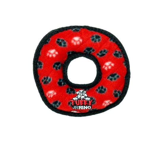 Tuffy Jr Ring Red Paw 1 Each by Tuffy peta2z