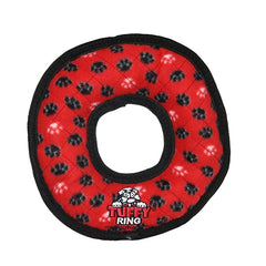 Tuffy Ultimate Ring Red Paw 1 Each by Tuffy peta2z