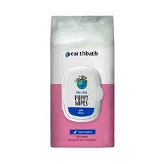 Ultra Mild Puppy Wipes Wild Cherry 100 Count by Earthbath peta2z