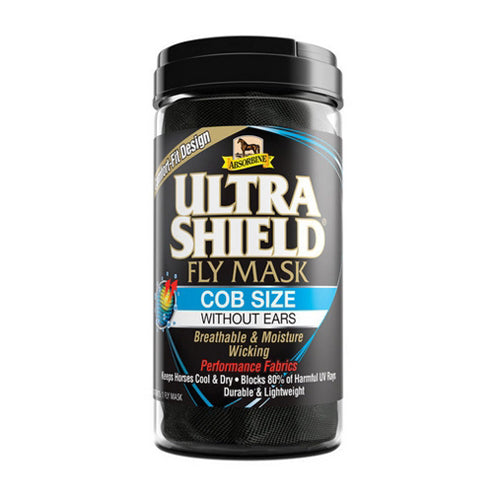 Ultra Shield Fly Mask without Ears Cob 1 Count by Absorbine peta2z