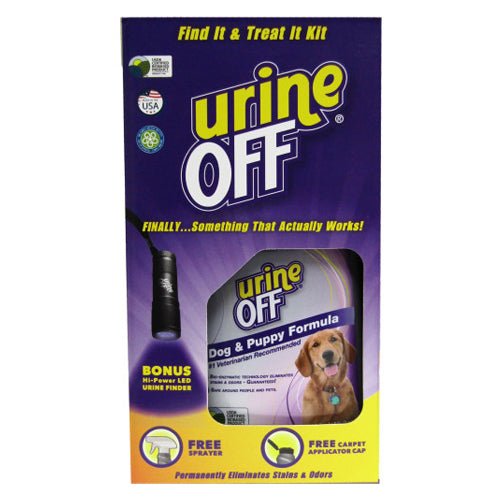 Urine Off Dog & Puppy Find It Treat It Kit 1 Each/500 Ml by San Francisco Bay Brand peta2z