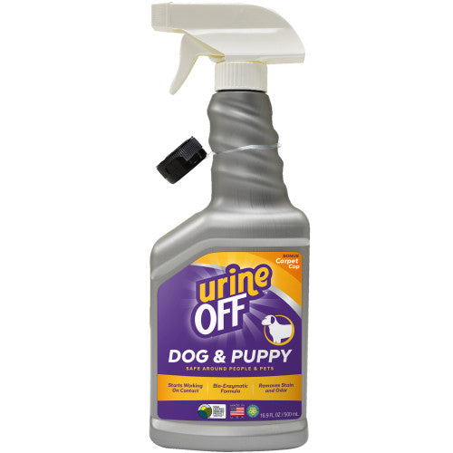 Urine Off Dog & Puppy Hard Surface Sprayer with Carpet Applicator Cap 1 Each/16.9 Oz by San Francisco Bay Brand peta2z