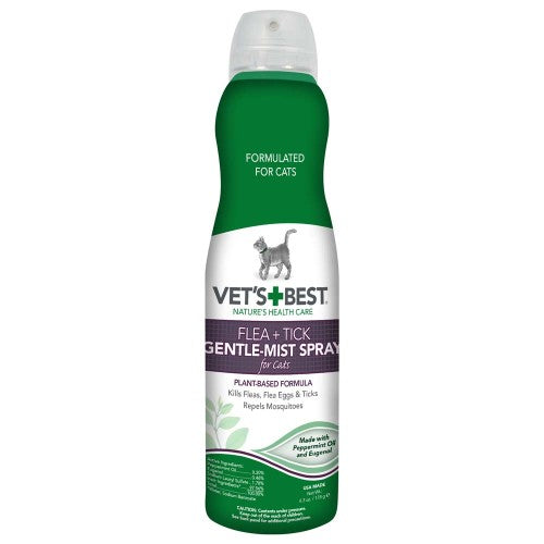 Vet's Best Flea & Tick Cat Gentle Mist Spray 1 Each/6.3 Oz by Vet's Best peta2z