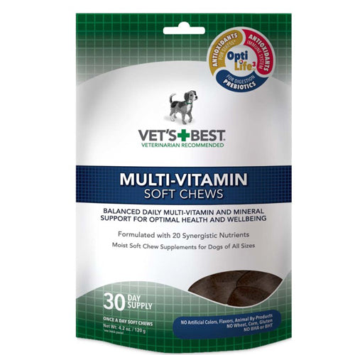 Vet's Best Multi-Vitamins Soft Chews 1 Each/30 Chews, 4.2 Oz by Vet's Best peta2z