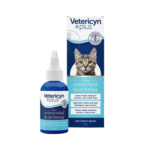 Vetericyn Plus Feline Antimicrobial Facial Therapy 1 Each/2 Oz by San Francisco Bay Brand peta2z