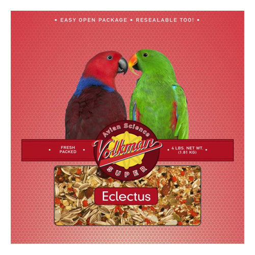 Volkman Seed Company Avian Science Super Eclectus Bird Treat 1 Each/4 lb by Volkman Seed Company peta2z