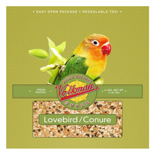 Volkman Seed Company Avian Science Super Lovebird & Conure Bird Treat 1 Each/20 lb by Volkman Seed Company peta2z