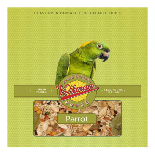 Volkman Seed Company Avian Science Super Parrot Bird Treat 1 Each/4 lb by Volkman Seed Company peta2z