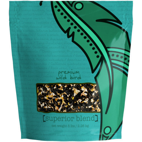 Volkman Seed Company Premium Wild Bird Superior Blend Bird Food 1 Each/5 lb by Volkman Seed Company peta2z