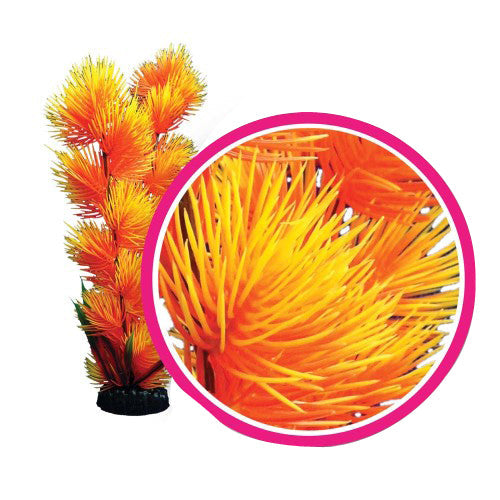 Weco Products Dream Series Pom Pom Aquarium Plant Orange, 1 Each/12 in by Weco peta2z