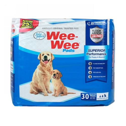 Wee Wee Pads 30 Packets by Four Paws peta2z