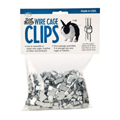 Wire Cage Clips 1 Each by Pet Lodge peta2z