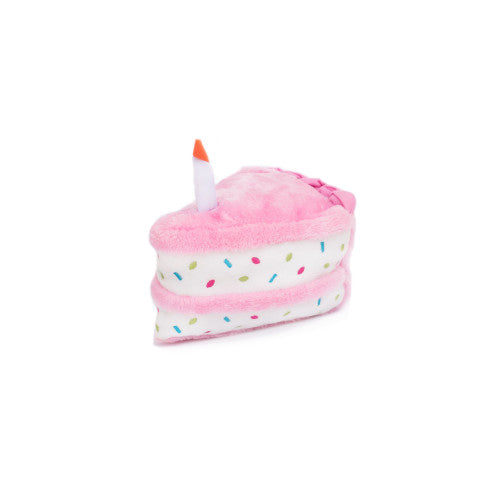 ZippyPaws Birthday Cake Dog Toy Pink, 1 Each/Medium by ZippyPaws peta2z