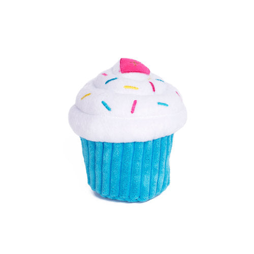 ZippyPaws Cupcake Dog Toy Blue, 1 Each/Medium by ZippyPaws peta2z