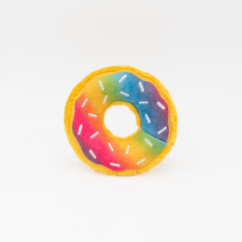 ZippyPaws Donutz Dog Toy Rainbow, 1 Each/Medium by ZippyPaws peta2z