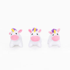 ZippyPaws Miniz Dog Toys Unicorns, 1 Each/XS, 3 Pack by ZippyPaws peta2z